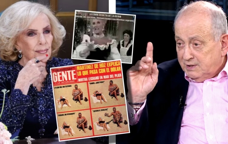 La pelea de Mirtha Legrand y Chiche Gelblung.