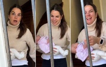 Es una de las periodistas más queridas de la tele, acaba de ser mamá y recibió una hermosa sorpresa que esperó durante 6 años: "¡Fue reemotivo!"