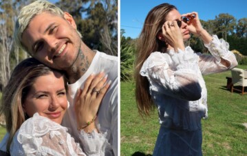 Look de novia y escándalo: la foto de la China Suárez y el paso más importante como pareja junto a Mauro Icardi