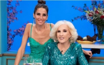 Juana Viale y Mirtha Legrand