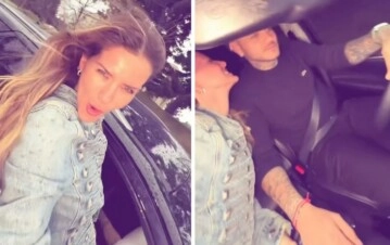 El osado video de la China Suárez en el auto con Mauro Icardi
