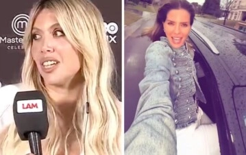 Wanda Nara se burló del polémico video de la China Suárez