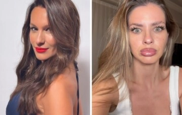 Pampita subió un posteo de la China Suárez por error. foto: Captura.