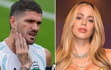 El mensaje de Rodrigo de Paul a Tini Stoessel en medio del escándalo con su familia por su millonaria fortuna