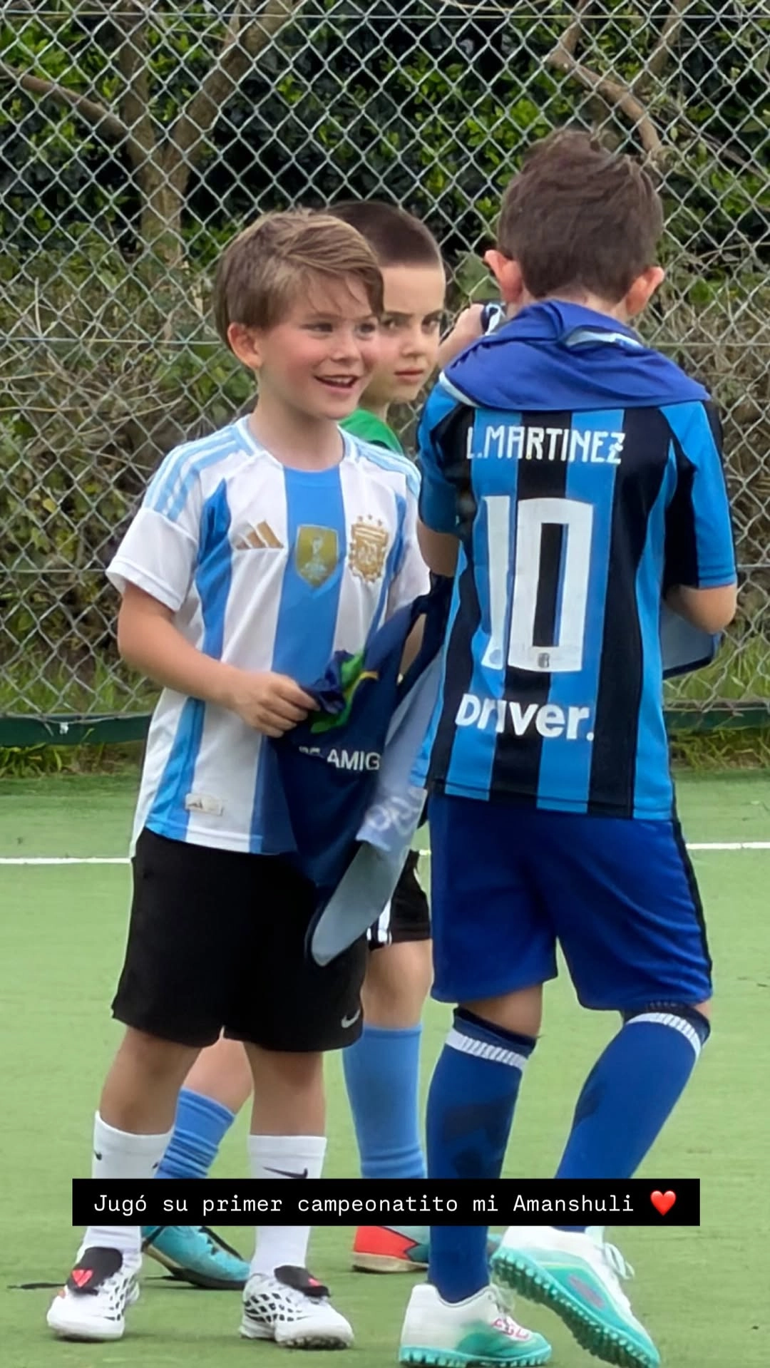 Amancio vivió uno de los momentos más importantes. Foto: IG.