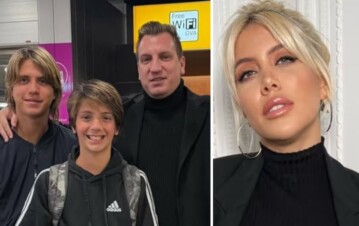 Tras estallar la polémica familiar con sus hijos mayores, que se plantaron contra Wanda Nara, una foto confirmó todo: "Los quiso obligar a..."