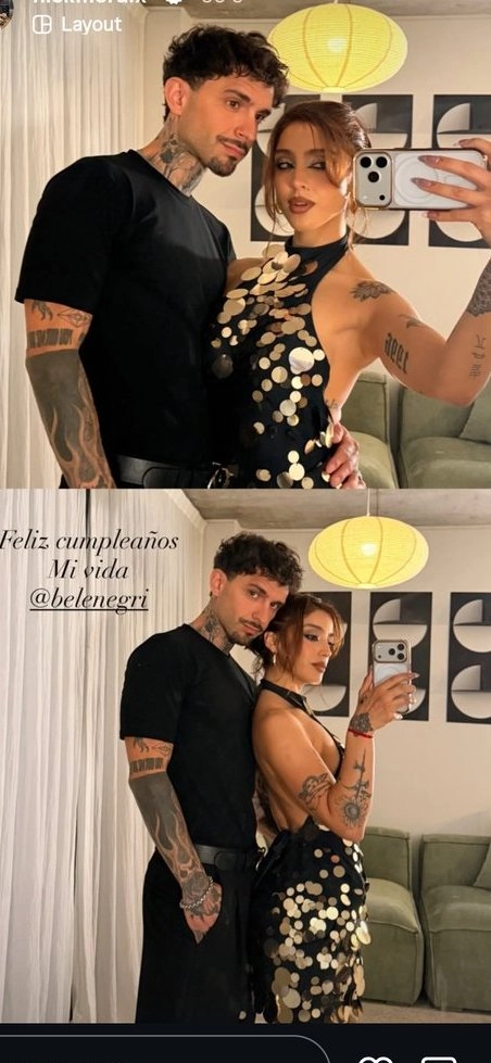 BELU NEGRI CON EL HOMBRE QUE GENERO "UN MILLÓN" DE ELOGIOS. TODAS EMBOBADAS.