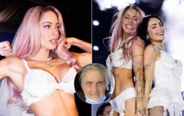 Vestida de novia y a los besos con Lali, Tini Stoessel lanzó una chicana letal contra su padre: el mensaje con el que lo terminó de hundir