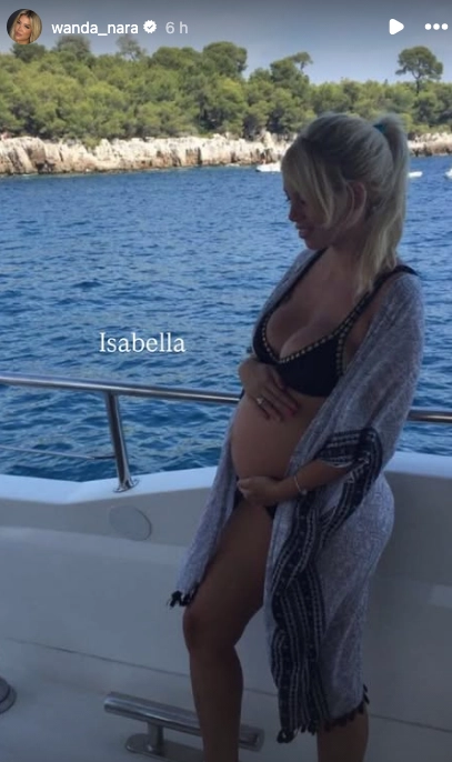 La foto que eligió Wanda Nara para saludar a Isabella Icardi por us cumpleaños. (Instagram)