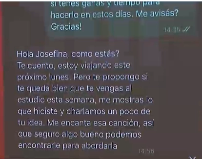 Emanuel Ortega y Josefina Lynch
