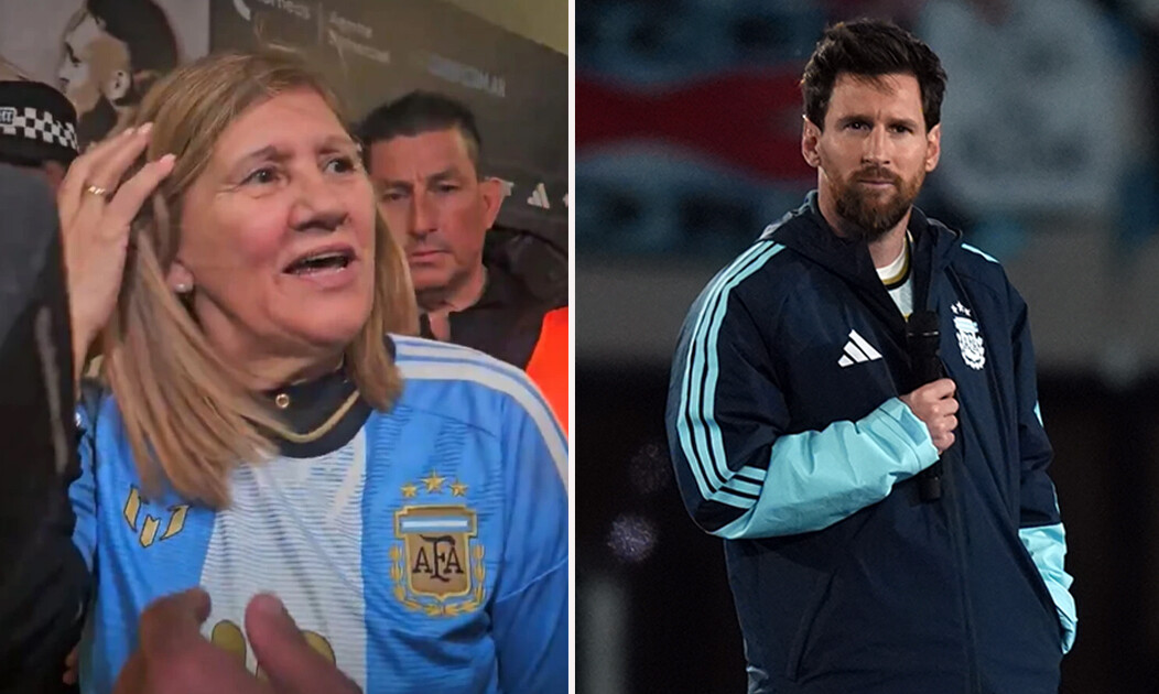 La mamá de Leo Messi, Celia, sorprendió a un movilero en la despedida de la Selección y lo emocionó con un gesto muy íntimo