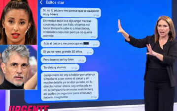 ¡Escándalo total! Fernanda Iglesias mostró chats donde Lourdes Sánchez cuenta lo peor de su ex Chato Prada: "No quería más esa vida, él me agarró el celular y..."