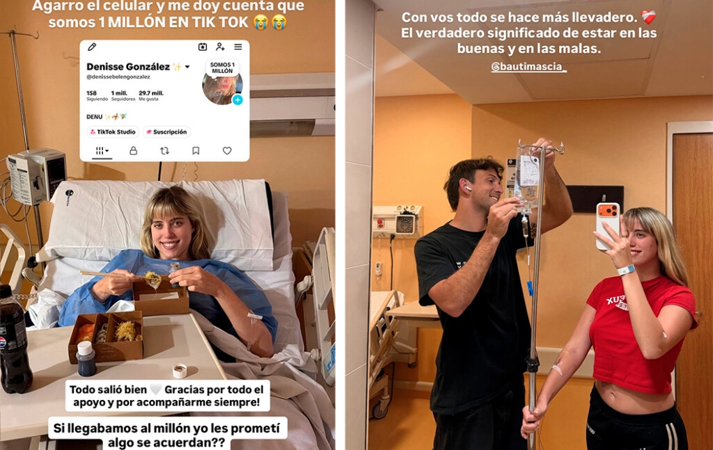 LAS DOS BUENAS NOTICIAS QUE RECIBIO DENISSE GONZALEZ EN SU NUEVA INTERNACION