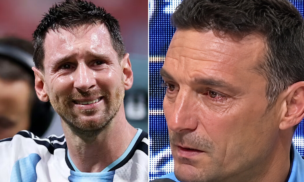 Desgarrador: el video de Scaloni llorando por Messi en plena despedida de la Selección Argentina