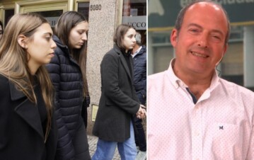 Dolor infinito: el desgarrador momento de las hijas y esposa de Fernando Confessore en su velorio