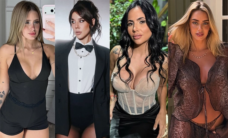 COTI ROMERO, LA TORA VILLAR, ROMIA UHRIG Y SABRINA CORTEZ. NACHO ESTUVO CON TODAS. Y DICEN QUE HAY UNA QUINTA: ¿ROSSINA BELTRAN?