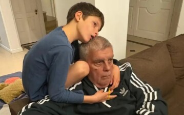 La foto de Antoñito, el hijo de Luis Ventura, en el hospital tras ser internado por un problema de salud a sus 12 años