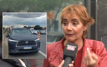 Nancy Pazos atropelló a una moto en la autopista, quedó en estado de shock y hay mucha preocupación: “Está internado y temen por su vida”