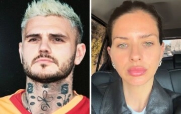 MAURO ICARDI Y LA CHINA SUÁREZ. FOTO: IG.