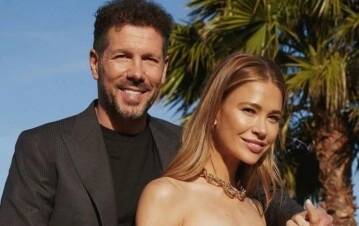 Cholo Simeone y Carla Pereyra