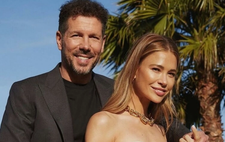Cholo Simeone y Carla Pereyra