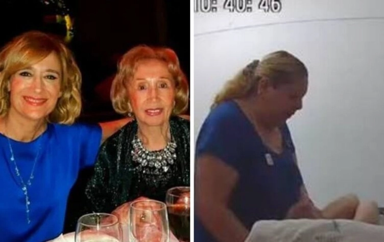 Marcela Coronel y su mamá