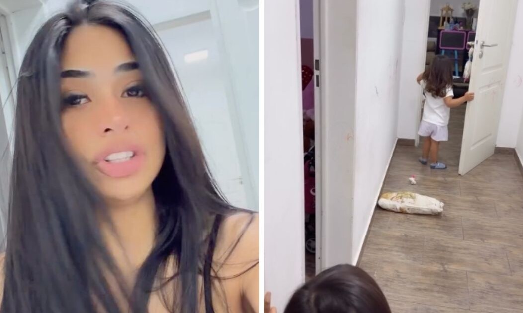 Daniela Celis pasó un momento de terror con sus hijas y una frase la dejó helada: “Mamá, hay alguien detrás de la puerta”