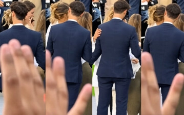 La pareja que fue descubierta a puro mimo en la despedida de Messi