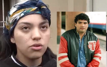 Quimey, la hija del Roña Castro que lo acompañó en el Bingo de Morón