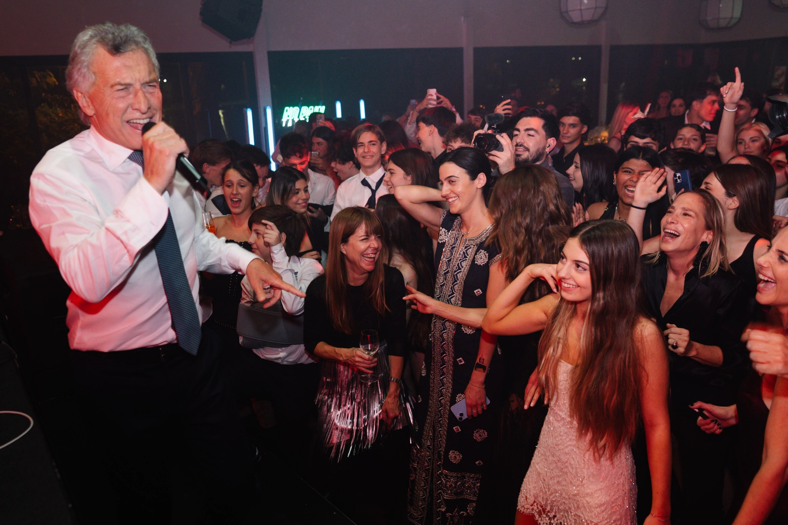 El expresidente compartió postales de la fiesta en sus redes,. Fotos: IG.