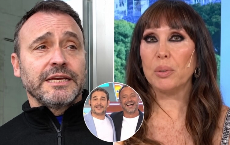 adrián pallares, moria casán y rodrigo lussich