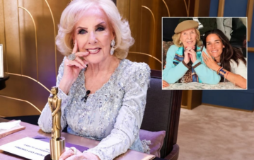 La primera foto de Mirtha Legrand tras pasar una delicada internación: junto a ella aparecieron sus bisnietos, Silvestre Valenzuela y Ámbar de Benedectis