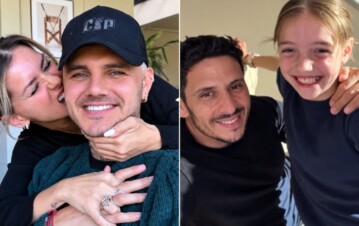 Ante la ausencia de Mauro Icardi, el novio de Wanda Nara se puso en modo papá el día del cumpleaños de su hija Isabella