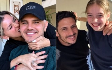 martín migueles, isabella icardi, mauro icardi y la china suárez